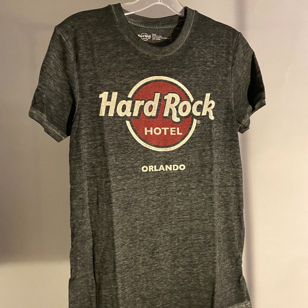Hard Rock Cafe Orlando T-Shirt in "Burnout" Knit 2